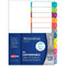 Avery 922005 L7411-12 Customisable Table Of Contents Coloured Divider 1-12 Tab A4 922005 - SuperOffice