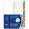 Avery 922007 L7411-26 Customisable Table Of Contents Coloured Dividers A-Z Tabs A4 922007 - SuperOffice