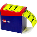 Avery 932605 Message Label This Way Up 75 X 99.6Mm Fluoro Yellow Pack 750 932605 - SuperOffice