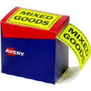 Avery 932614 Message Label Mixed Goods 125 X 75Mm Fluoro Yellow Pack 750 932614 - SuperOffice