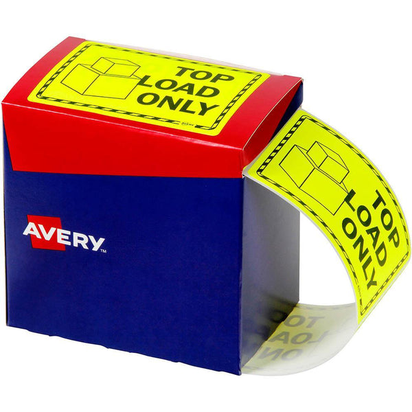 Avery 932617 Message Label Top Load Only 75 X 99.6Mm Fluoro Yellow Pack 750 932617 - SuperOffice