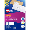 Avery 936032 J8160 Quick Peel Address Label With Sure Feed Inkjet 21Up White Pack 25 936032 - SuperOffice