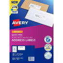 Avery 936034 J8651 Quick Peel Address Label With Sure Feed Inkjet 65Up White Pack 25 936034 - SuperOffice