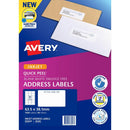 Avery 936047 J8160 Quick Peel Address Label With Sure Feed Inkjet 21Up White Pack 50 936047 - SuperOffice
