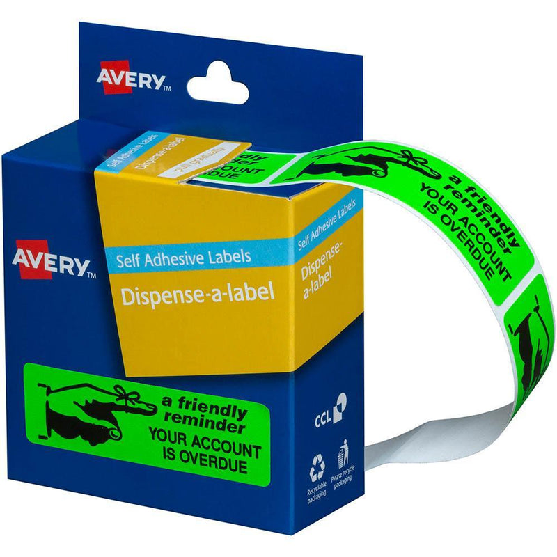 Avery 937261 Message Labels Friendly Notice 19 X 64Mm Box 125 937261 - SuperOffice