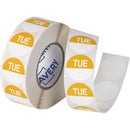 Avery 937330 Removable Day Label Tuesday 24Mm Yellow/White Box 1000 937330 - SuperOffice