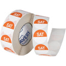 Avery 937334 Removable Day Label Saturday 24Mm Orange/White Box 1000 937334 - SuperOffice