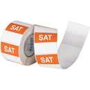 Avery 937341 Removable Day Label Saturday 40 X 40Mm Orange/White Box 500 937341 - SuperOffice