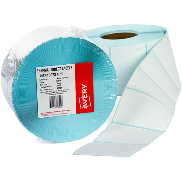 Avery 937501 Thermal Roll Label 100 X 73Mm Pack 2000 937501 - SuperOffice