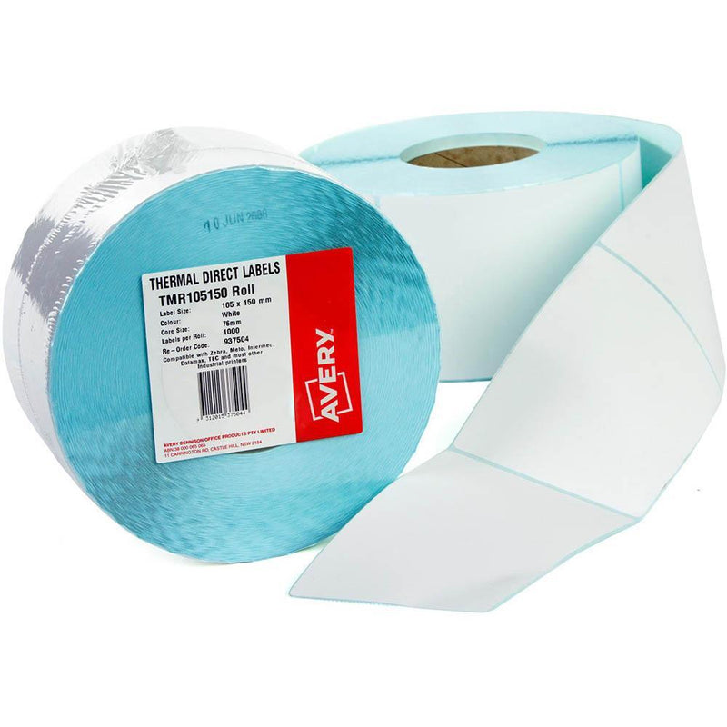 Avery 937503 Thermal Roll Label 100 X 100Mm Pack 1500 937503 - SuperOffice