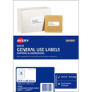 Avery 938210 L7161 General Use Laser Inkjet Copier Label 18Up White Pack 100 938210 - SuperOffice