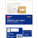 Avery 938211 L7158 General Use Laser Inkjet Copier Label 30/Page White Pack 100 938211 - SuperOffice