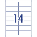 Avery 959004 L7163 Quick Peel Address Label With Sure Feed Laser 14Up White Pack 100 959004 - SuperOffice