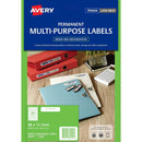 Avery 959018 L7656 Laser Labels Media 35mm Slide 84/Page Pack 25 959018 - SuperOffice