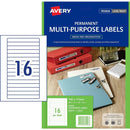 Avery 959024 L7674 16/Page Video Spine Label Laser White Pack 400 959024 - SuperOffice