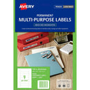Avery 959034 L7667 Data Cartridge Label Laser White Pack 225 959034 - SuperOffice