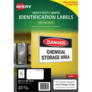 Avery 959064 L7060 Heavy Duty Laser Labels White 21/Page Pack 25 Sheets 959064 - SuperOffice