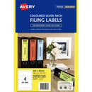 Avery 959084 L7171 Laser Label Lever Arch Assorted Colours Pack 25 959084 - SuperOffice