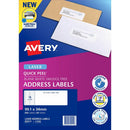 Avery 959111 L7162 Quick Peel Address Label With Sure Feed Laser 16Up White Pack 40 959111 - SuperOffice