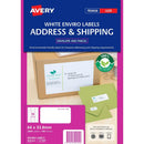 Avery 959122 L7159Ev Enviro Address Label Laser 24Up White Pack 100 959122 - SuperOffice