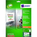 Avery 959175 L7087 Self Laminating Sign 170 X 257Mm White Pack 10 959175 - SuperOffice