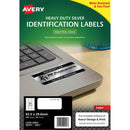 Avery 959202 L6011 Heavy Duty Laser Labels Silver 27Up Pack 20 959202 - SuperOffice