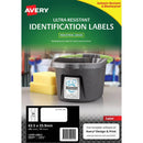 Avery 959241 Ultra-Resistant Outdoor Labels 63.5x33.9mm White Pack 10 959241 - SuperOffice