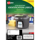 Avery 959242 Ultra-Resistant Outdoor Labels 99.1 X 42.3Mm White Pack 10 959242 - SuperOffice
