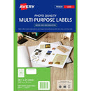 Avery 959775 L7651Cl Multi-Purpose Photo Quality Label 65Up White Pack 20 959775 - SuperOffice