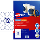 Avery 980009 Product Label Round Circle White Pack 120 980009 - SuperOffice
