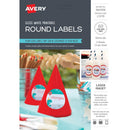 Avery 982506 L7270 Labels Gloss Round Pack 60 982506 - SuperOffice