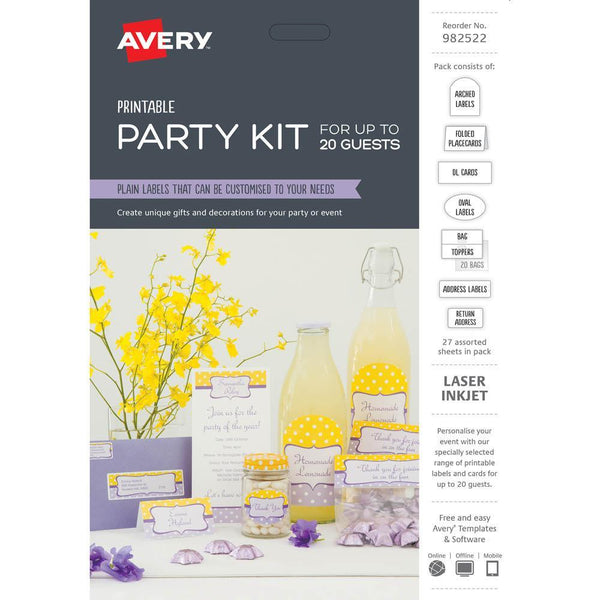 Avery 982522 Party Kit 982522 - SuperOffice