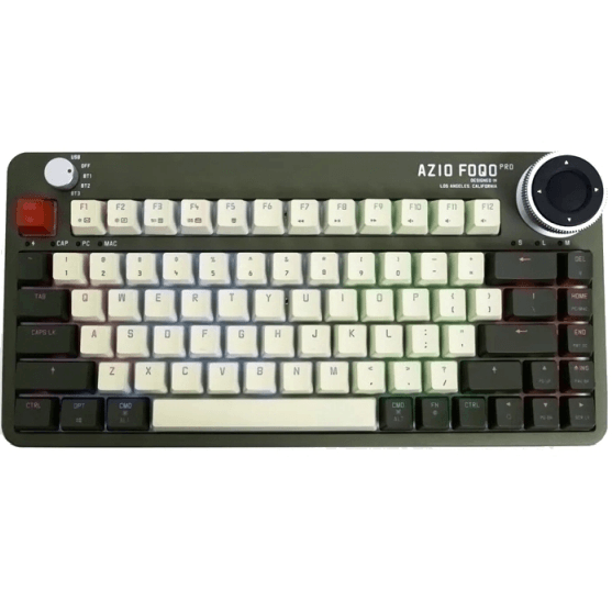 AZIO FOQO Keyboard Pro Wireless Hot-Swappable Green | SuperOffice