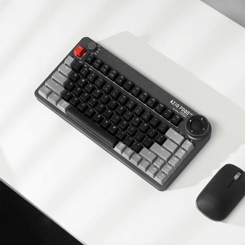 AZIO FOQO Mechanical TKL Keyboard Pro Wireless Hot-Swappable RGB Space Grey Dark FQ2101 - SuperOffice