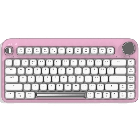AZIO IZO Mechanical TKL Keyboard Wireless Series 2 Pink Blossom IK408 - SuperOffice
