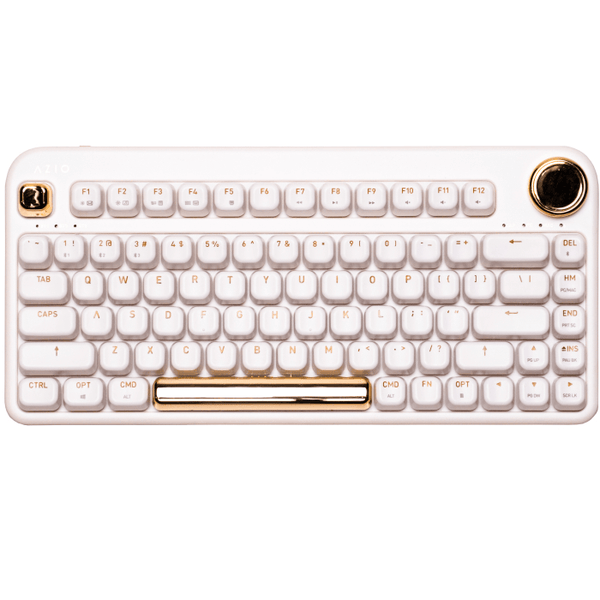 AZIO IZO Mechanical TKL Keyboard Wireless White | SuperOffice