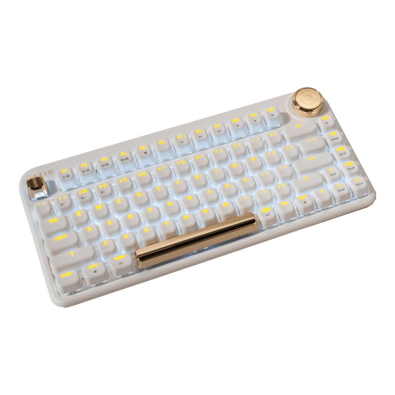 AZIO IZO Mechanical TKL Keyboard Wireless White | SuperOffice