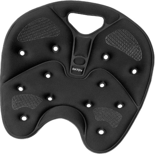 BackJoy SitSmart Posture Core Traction UpRight Ergonomic Seating Correction Black BJSCT001 - SuperOffice