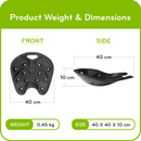 BackJoy SitSmart Posture Core Traction UpRight Ergonomic Seating Correction Black BJSCT001 - SuperOffice