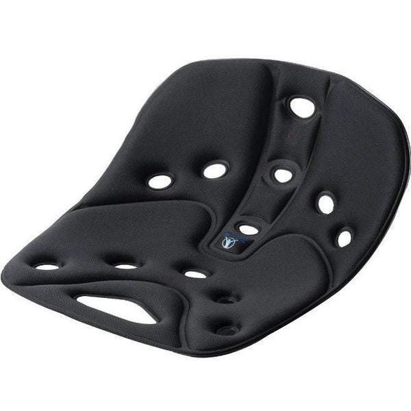 BackJoy SitSmart Relief UpRight Posture Seating Correction Fabric Black BJCAM001 - SuperOffice