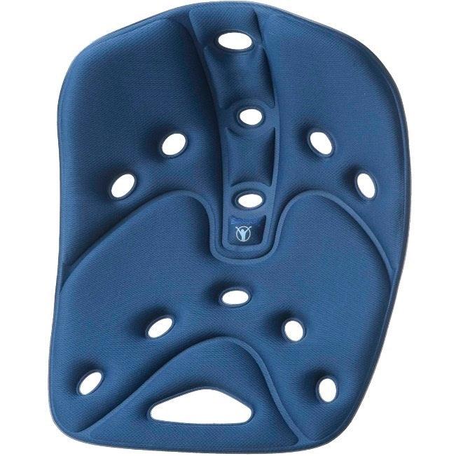BackJoy SitSmart Relief UpRight Posture Seating Correction Fabric Blue BJRLF002 - SuperOffice