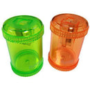 Bantex Canister Pencil Sharpener 1 Hole Green/Orange 100851746 - SuperOffice