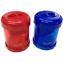Bantex Canister Pencil Sharpener 2 Hole Blue/Red 100851747 - SuperOffice
