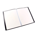Bantex Display Book Portrait 20 Pocket Sleeves Insert Spine Fixed A3 Black Pack 5 100400167 (5 Pack) - SuperOffice