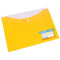 Bantex Document Folder Button Closure A4 Banana 100851838 - SuperOffice
