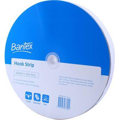 Bantex Hook Strip 25Mm X 25M 100851739 - SuperOffice