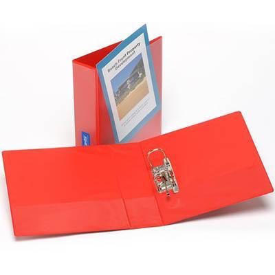 Bantex Insert Lever Arch File 70Mm A4 Red 100851650 - SuperOffice