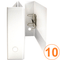 Bantex Insert Lever Arch File Folder 70mm A4 White Box 10 100851652 (Box 10) - SuperOffice