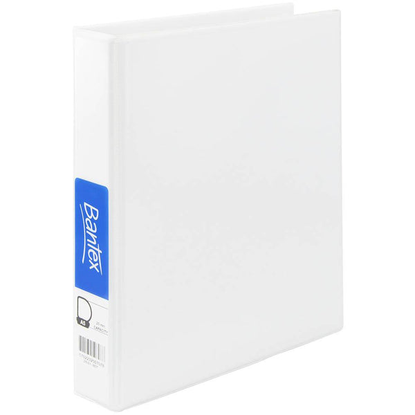 Bantex Insert Ring Binder 2D 25Mm A5 White 100851553 - SuperOffice
