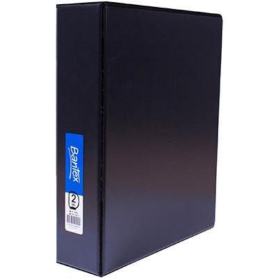 Bantex Insert Ring Binder 2D 50Mm A4 Black 100851612 - SuperOffice